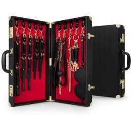 Bedroom Fantasies - Malette de Bondage 13 Pièces - Cuir synthétique