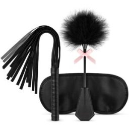 EasyToys Online Only Ensemble de Bondage 3 Pièces - Noir