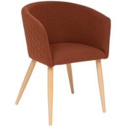 3S. x Home Fauteuil à dîner Marlo hêtre ambre unisex