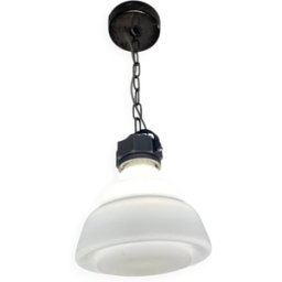 Lampe diesel foscarini en verre style loft industriel blanc 21x85x25