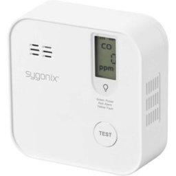 Sygonix Détecteur de monoxyde de carbone jeu autonomie 5 ans, avec commande via une application à pile(s) Gaz détecté monoxyde de carbone