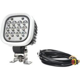 WAS Projecteur de travail 12 V, 24 V, 36 V, 48 V, 60 V, 70 V W130 8000 Spot Superseal 1215/I éclairage à large spectre (l x H x P) 110 x 159 x 86 mm 8000 lm