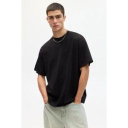 Pull&Bear T-Shirt Boxy Noir L male