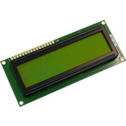 Display Elektronik Écran LCD jaune-vert 16 x 2 Pixel (l x H x P) 100 x 42 x 10.1 mm