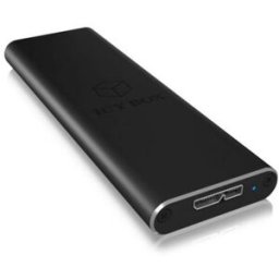 ICY BOX IB-183M2, Ext.-Gehäuse, 1x M.2 SATA SSD zu USB 3.0 Host, Aluminium, schwarz Boîtier pour SSD M.2 USB 3.0 5 GBit/s M.2 SATA 2230, 2242, 2260, 2280 60083