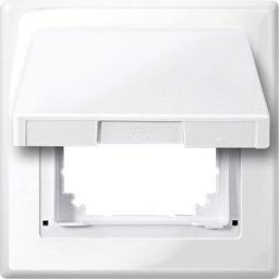 Merten Cache Prise 2P+T avec clapet blanc polaire 478019 1 pc(s)