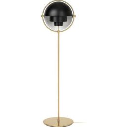GUBI Lampe sur pied Multi-Lite Laiton-noir