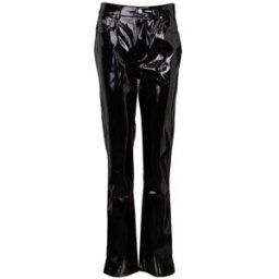 Pantalon slim brillant noir Femme CALVIN KLEIN