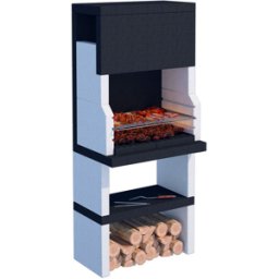 Linea VZ Stoccolma - Barbecue à bois et charbon en maçonnerie