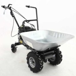 Eurosystems Brouette à moteur à roues automotrice moteur essence B&S 450E brouette automotrice