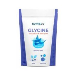 Nutri&Co Glycine Crystallisée 100% Pure 300 g - Doypack 300 g