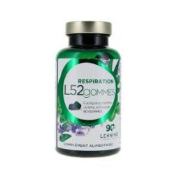 Laboratoires Lehning L52 Gommes Respiration 90 Unités - Pot 90 gommes de 1,5 g
