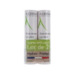 A-Derma Les Indispensables Stick Lèvres Offre Spéciale Duo 2 x 4 g - Lot 2 x 4 g