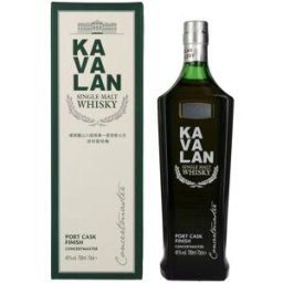 Whisky Kavalan Kavalan CONCERTMASTER Port Cask Finish Single Malt Whisky 40% Vol. 0,7l en boîte cadeau