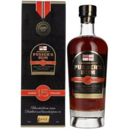 Le rhum de Pusser Pusser's Nelson's Blood 15 Years Old 40% Vol. 0,7l en boîte cadeau