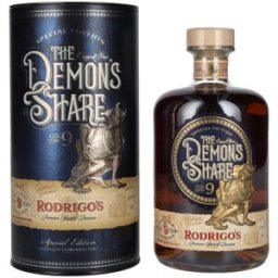 Le rhum Demon's Share The Demon's Share 9 Years Old Rodrigo's Reserve Special Edition No. 1 40% Vol. 0,7l en boîte cadeau