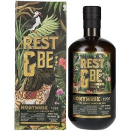 Whisky Rest & Be Thankful Rest & Be Thankful MONYMUSK 23 Years Old Pure Single Jamaican Rum 1998 54,8% Vol. 0,7l en boîte cadeau