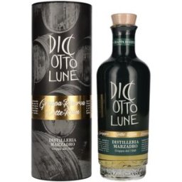 Marzadro DICIOTTO Lune Grappa Riserva Botte Rum 42% Vol. 0,5l en boîte cadeau