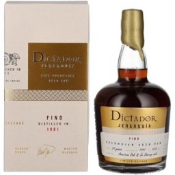 Rhum Dictador Dictador JERARQUÍA 29 Years Old FINO Rum 1991 41% Vol. 0,7l en boîte cadeau