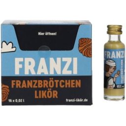 Franzi Likör Franzi Franzbrötchen Likör 15% Vol. 16x0,02l