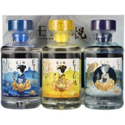 Etsu Gin Etsu Japanese Gin Set 43,7% Vol. 3x0,2l en boîte cadeau