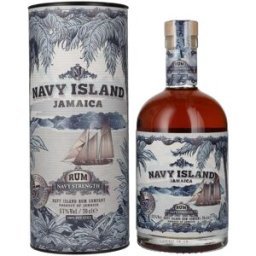 Rhum de l'île Navy Navy Island JAMAICA Navy Strength Rum 57% Vol. 0,7l en boîte cadeau
