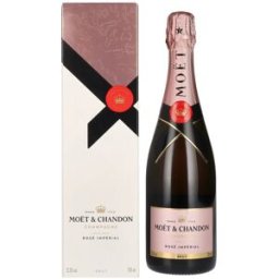 Champagne Moët Moët & Chandon Champagne ROSÉ IMPÉRIAL Brut 12,5% Vol. 0,75l en boîte cadeau