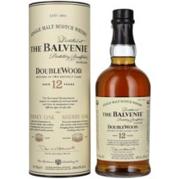 Le whisky Balvenie The Balvenie 12 Years Old Double Wood 40% Vol. 0,7l en boîte cadeau