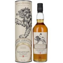 Whisky Lagavulin Lagavulin 9 Years Old GAME OF THRONES House Lannister Single Malt Collection 46% Vol. 0,7l en boîte cadeau