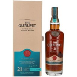 The Glenlivet 21 Years Old THE SAMPLE ROOM COLLECTION Single Malt Scotch Whisky 43% Vol. 0,7l en boîte cadeau