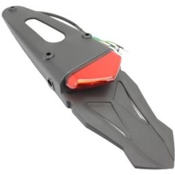 1Tek Origine Support de plaque avec feu arrière à LED rouge