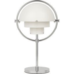 GUBI Lampe portable Multi-Lite White semi matt-chrome