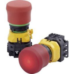 Idec XW1E-BV4TG02MFR Arrêt durgence avec affichage de statut, auto-surveillé 250 V/AC 5 A 2 NF (R) IP65 1 pc(s)