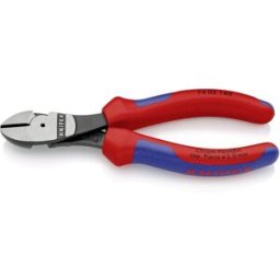 Pince coupante diagonale à forte démultiplication avec facette Knipex 74 02 160 160 mm 1 pc(s)