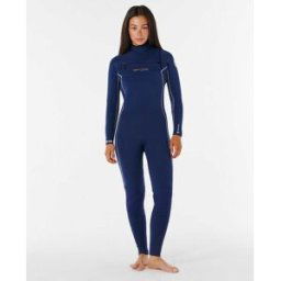 Rip Curl Combinaison de surf Stephanie Gilmore Dawn Patrol 3/2 Zip Poitrine Navy 8 female
