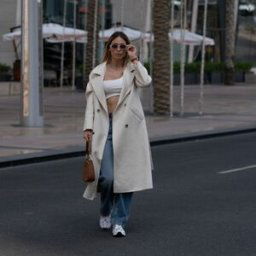 Manteau THEAD. ABIGAIL COAT Blanc EU L,EU XL femmes