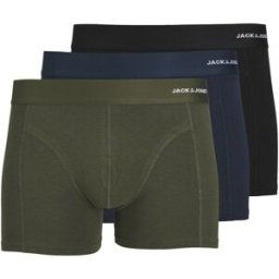 jack & jones Maillots en Viscose Vert basic Bamboo Trunks 3 Pack Noos Vale XXL male