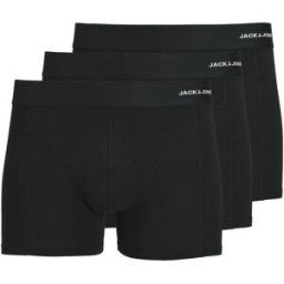 jack & jones Maillots en Viscose Noir basic Bamboo Trunks 3 Pack Noos Asa XL male