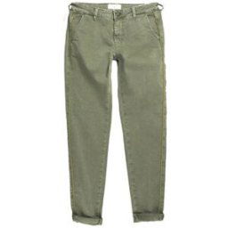 Collants Le Temps des Cerises Pantalon Chino Femme Lidia Khaki Vert