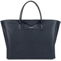 Cabas LANCASTER Sac cabas main Zippée L Maya 517-19 Bleu Foncé Bleu