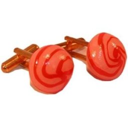 Boutons de manchettes La Fille Du Consul Boutons de manchette Bonbon Rouge Rouge