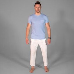 T-shirt THEAD. JAMES TEE Bleu EU XXL,EU S,EU M,EU L,EU XL hommes