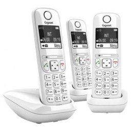 Siemens Gigaset as690 trio téléphone analog/dect blanc