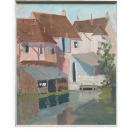 ART Tableau réalisé à la gouache sur papier docelles signé (à déchiffrer) datant du milieu du siècle dernier. multicolore 0x0x0