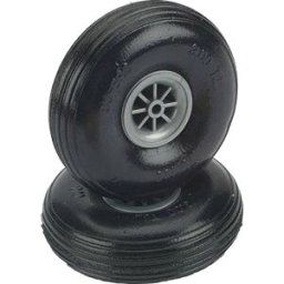 DU-BRO Pneu en caoutchouc mousse avec jantes en plastique, profilé 76 mm 2 pc(s)