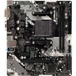 ASRock B450M-HDV R4.0 Carte mère Socket (PC) AMD AM4 Facteur de forme (détails) Micro-ATX Chipset de la carte mère AMD® B450