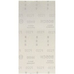 Bosch Accessories EXPERT M480 2608900766 Grille abrasive pour ponceuse orbitale non perforé Grain 220 (L x l) 230 mm x 115 mm 10 pc(s)