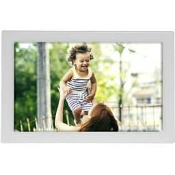 Cadre photo numérique Wi-Fi Denver PFF-1037 white 25.7 cm 10.1 pouces CEE: B (A - G) 1280 x 800 Pixel 16 GB blanc