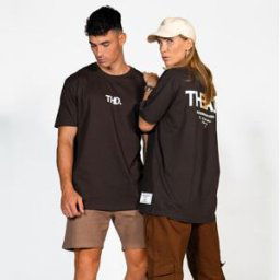 T-shirt THEAD. DUBAI T-SHIRT Marron EU S,EU M,EU L hommes