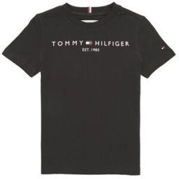 T-shirt enfant Tommy Hilfiger ESSENTIAL TEE S/S Noir 4 ans,5 ans,6 ans garcons